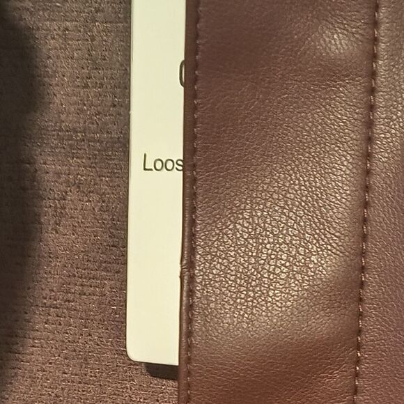 Express Faux Leather Drop Shoulder Oversized Shacket - Picture 8 of 9